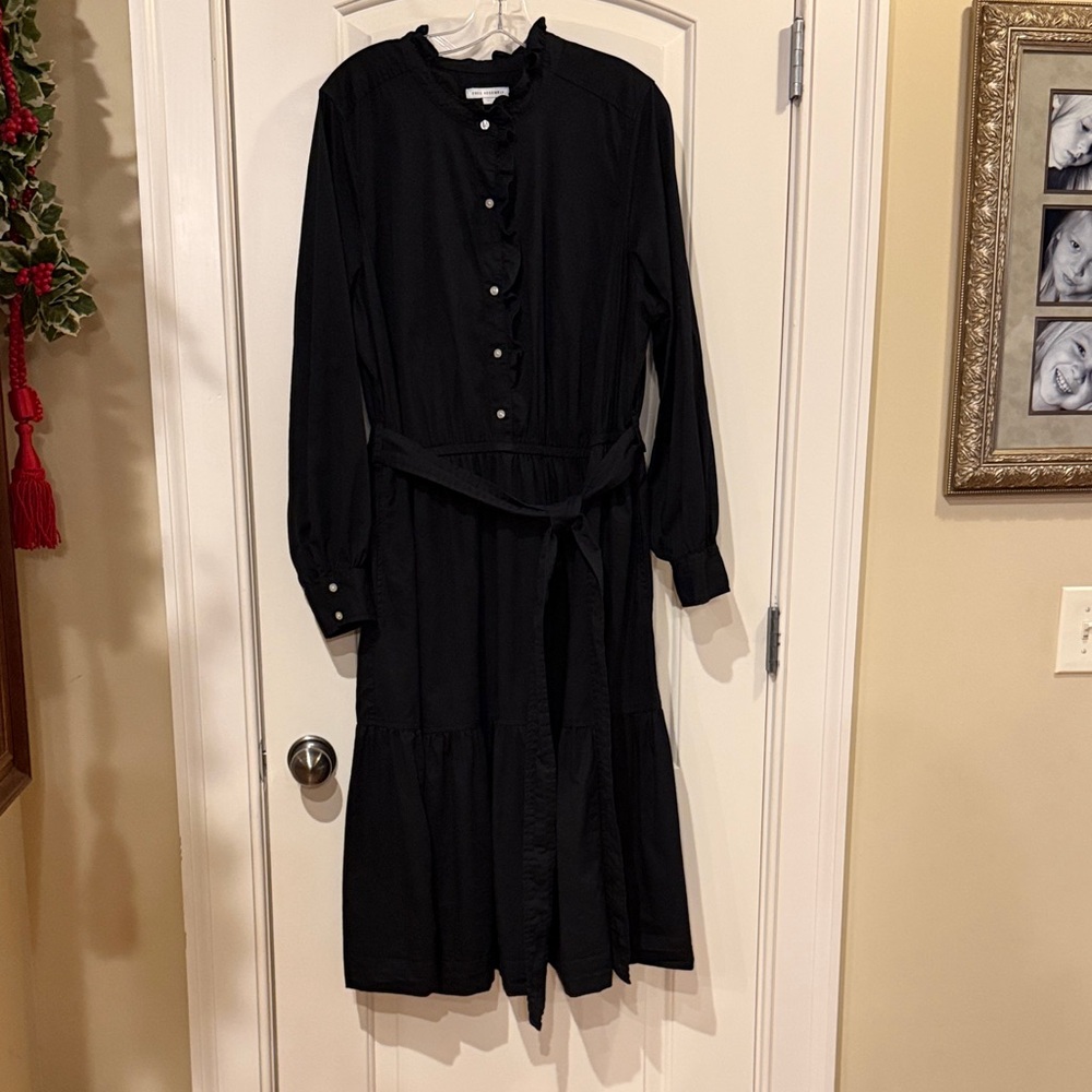 Elegant Black Long Sleeve Dress